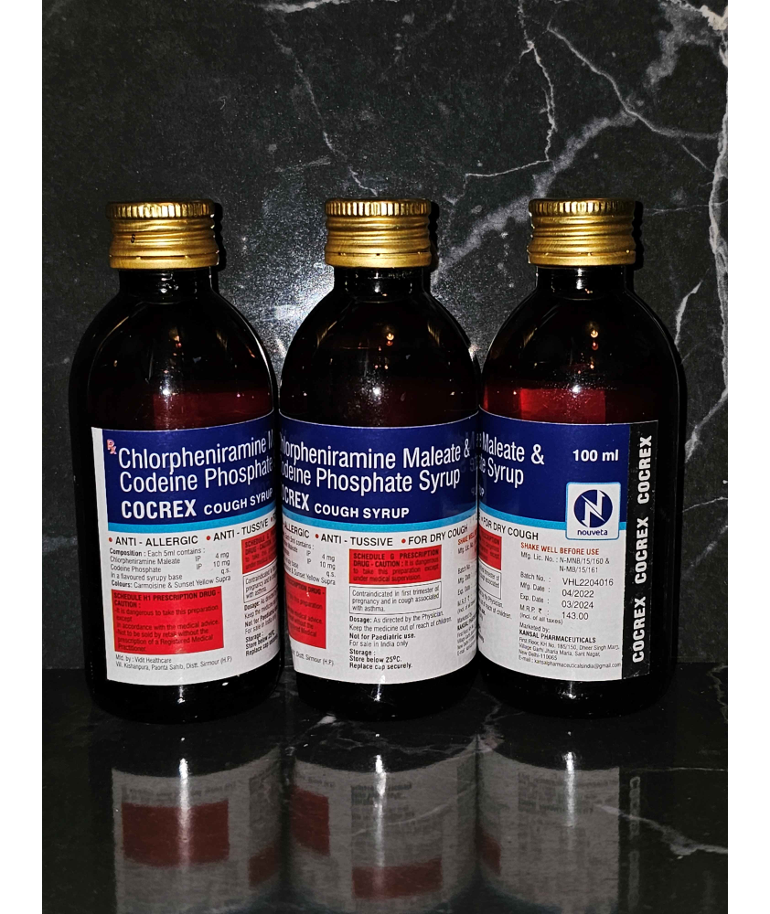 Codeine Phosphate + Chlorpheniramine Maleate Syrup