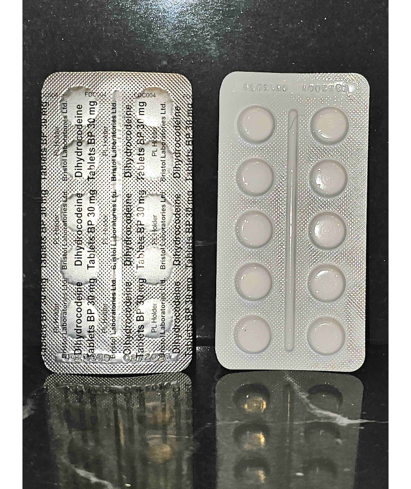 Dihydrocodeine 30mg (DHC) X1 Strip 10 Tabs